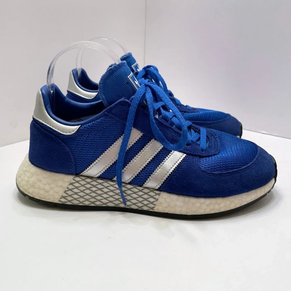 Adidas Marathon 5923 Collegiate Royal Blue & Silver Sneaker Shoes G26782 Size: 7